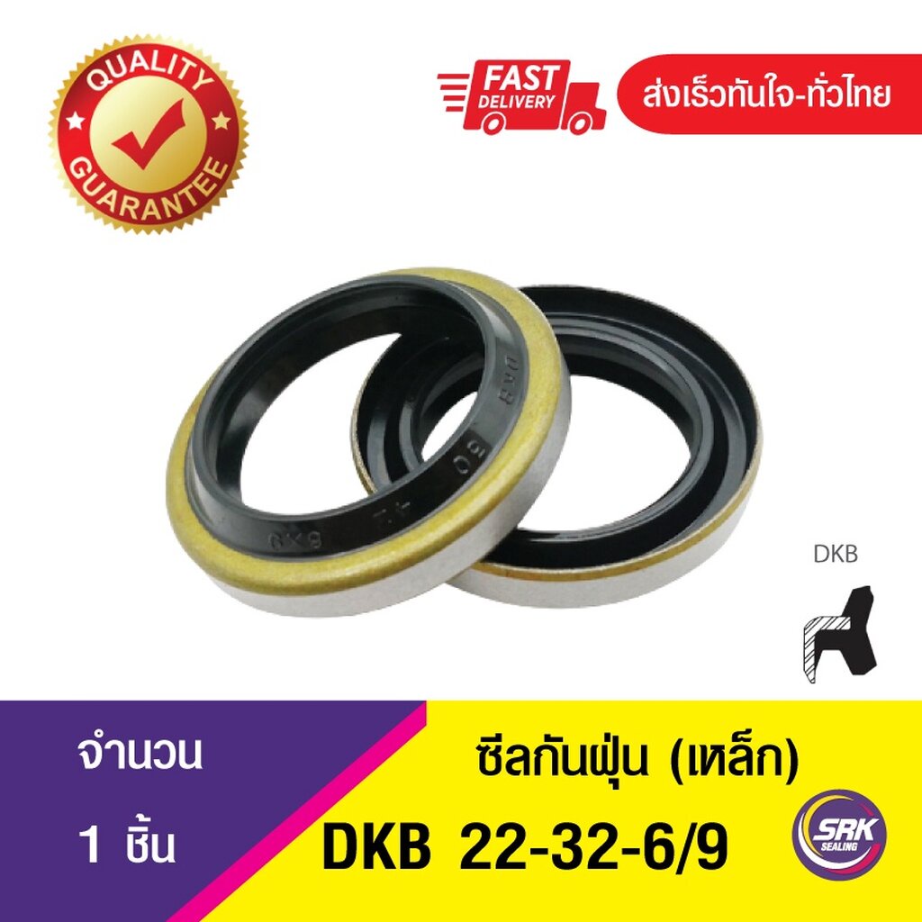 DKB 22-32-6/9 ซีลกันฝุ่นขอบเหล็ก ,Dust seal