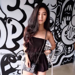เสื้อเกาะอกผูกโบว์