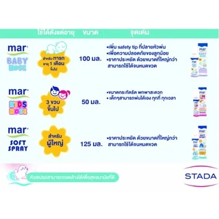 Mar Nose Spray สเปรย์พ่นจมูก/ล้างจมูก น้ำทะเลฝรั่งเศส เพื่อสุขภาพโพรงจมูกที่ดี THROAT SOFT BABY NOSE