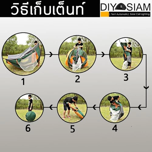 เต็นท์นอนแบบกางอัตโนมัติ ขนาด 1-2 คน thumbnail 4