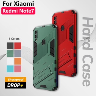 เคสแข็ง กันกระแทก 3D สําหรับ Xiaomi Redmi Note 7 Pro 7S Note7 7Pro เคสโทรศัพท์ 3D Armor Stand Holder Bracket Hard Protection Casing Back Cover