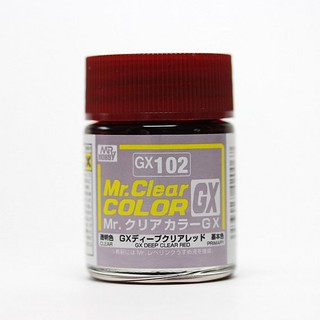 Mr.Hobby MR.CLEAR COLOR GX102 Deep Clear Red  4973028420067 (สี)