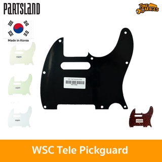 Partsland Tele Pickguard 8 Hole 3 Ply ปิ๊กการ์ดเทเล ปิ๊กการ์ด หลายสี