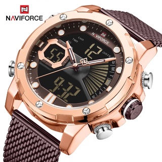 Naviforce 9172S นาฬิกาข้อมือควอทซ์แฟชั่น เรืองแสง กันน้ํา อเนกประสงค์ สําหรับผู้ชาย