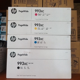 HP 993X High Yield สีเหลือง Yellow Original PageWide Cartridge