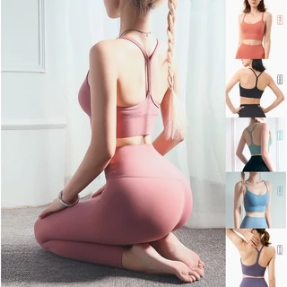 ✨เพิ่มสีพาสเทลใหม่✨YOGA-617 (WX1219) เสื้อบราโยคะ สปอร์ตบราฟิตเนส ออกกำลังกาย Sport Bra เว้าหลังรูปตัว Y ทรงสวยใส่สบาย