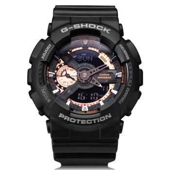นาฬิกาสมาร์ทวอช ชุดนาฬิกาคู่รัก Casio นาฬิกาข้อมือ G-Shock รุ่น GA-110RG-1A (สีโรสโกลด์)
