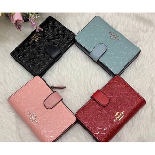 COACH CORNER ZIP WALLET ((25937))