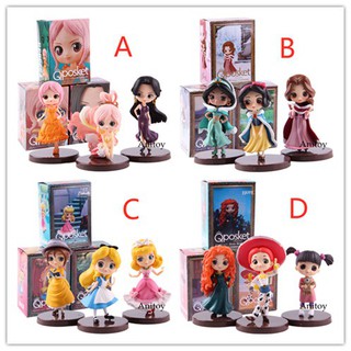 ฟิกเกอร์ Qposket Snow White Jasmine rella jangock rebegga shirahoshi Action Figure