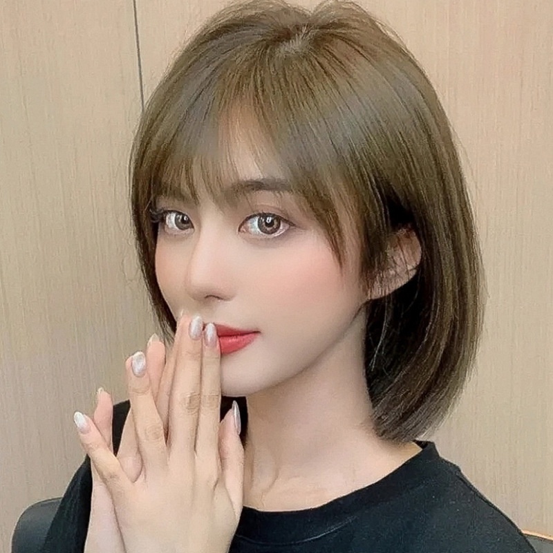 วิกผมจริง 6224 วิกผมยาว ผมจริง ผมลอนธรรมชาติ สําหรับผู้หญิง