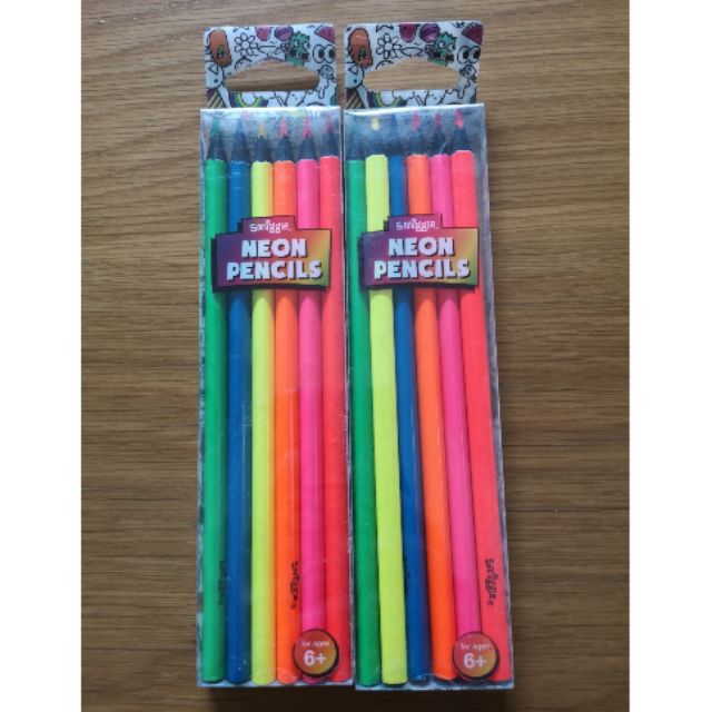 Smiggle neon pencils ของใหม่แท้💯