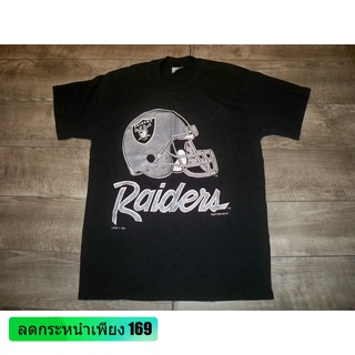 ใหม่ เสื้อยืดลําลอง แขนสั้น คอกลม พิมพ์ลาย Los Angeles Raiders La สไตล์ฮิปฮอป วินเทจ ขนาดใหญ่ แฟชั่นสําหรับผู้ชาย 7 90S