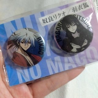 ของแท้ เข็มกลัด อนิเมะ นูระ หลานจอมภูต Pins Badge Set Japan Anime Nura Cartoon ของสะสม การ์ตูน มังงะ ญี่ปุ่น
