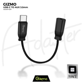 Gizmo Newๆๆๆ GA011 USB TYPE C to Aux Audio 3.5 แจ็ค 3.5mm สำหรับหูฟัง และ USB C สำหรับชาร์จ