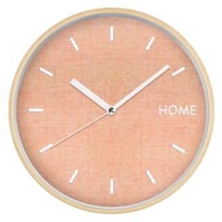 นาฬิกา นาฬิกาแขวน HOME LIVING STYLE SHINY 11.5 นิ้ว สีส้ม ของตกแต่งบ้าน เฟอร์นิเจอร์ ของแต่งบ้าน WALL CLOCK 11.5 INCHES