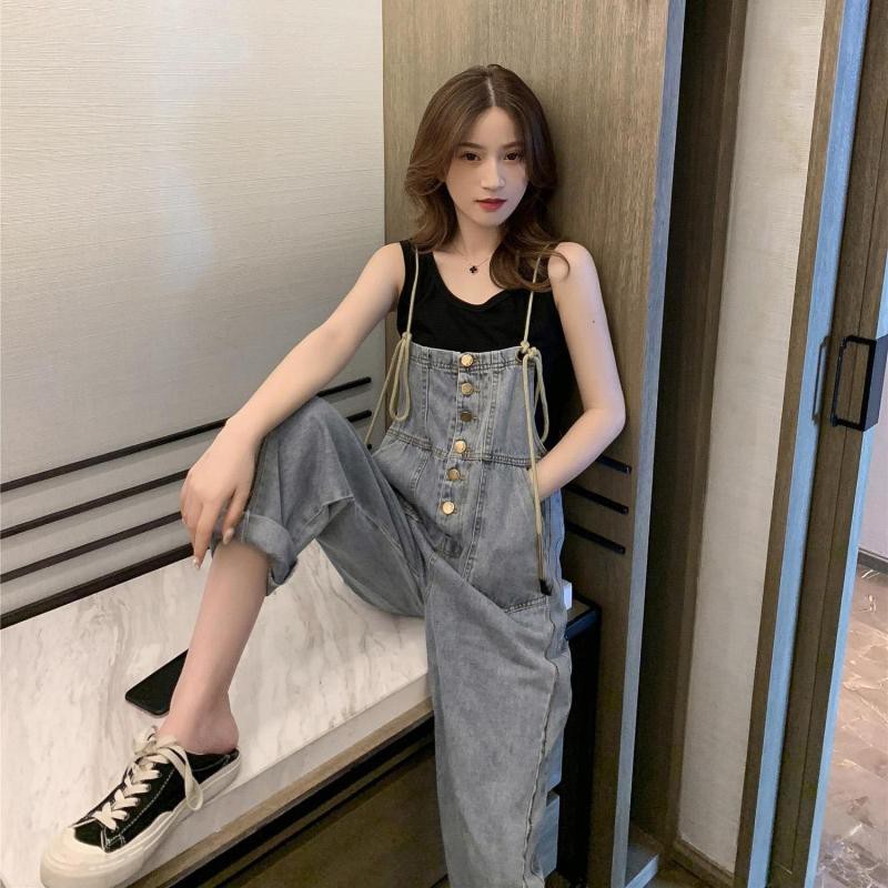 เอี๊ยมยีนส์ขายาว ทรงบอย สินค้า รุ่นสุด HOT ไม่มีไม่ได้แล้ว