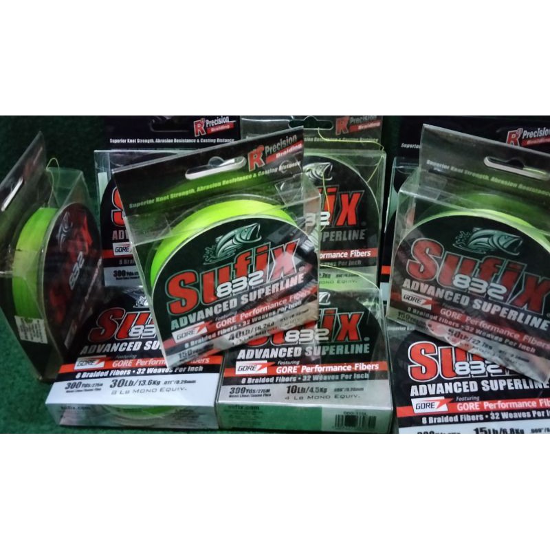 Sufix 832 ADVANCED SUPERLINE 150YDS / 300 YDS สินค้าขายดี