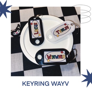 💌Keyring WayV💌 พวงกุญแจ Name tag เนมแท็ก คีย์ริง ของสะสม อซท ตลาดนัดอซท