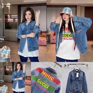 เสื้อ JACKET GUCCI MUSIC DENIM 2022SS