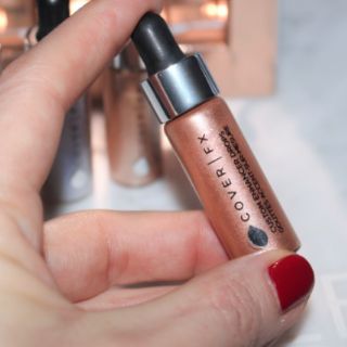 4.5ml พร้อมส่ง Mini COVER FX Enhancer Drops Rose gold Highlight Highlighter Makeup primer หน้าโกลว โควเวอร์ เอฟเอ๊ก