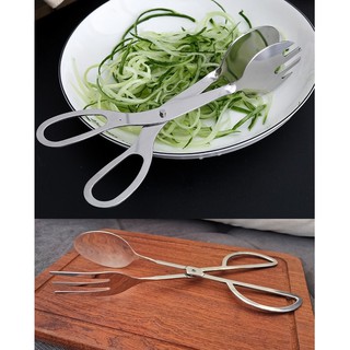 ที่คีบสลัด,ที่คีบอเนกประสงค์,ที่คีบอาหาร,ที่คีบสแตนเลส ทรงกรรไกร Scissors Salad Tong, Utility Tong