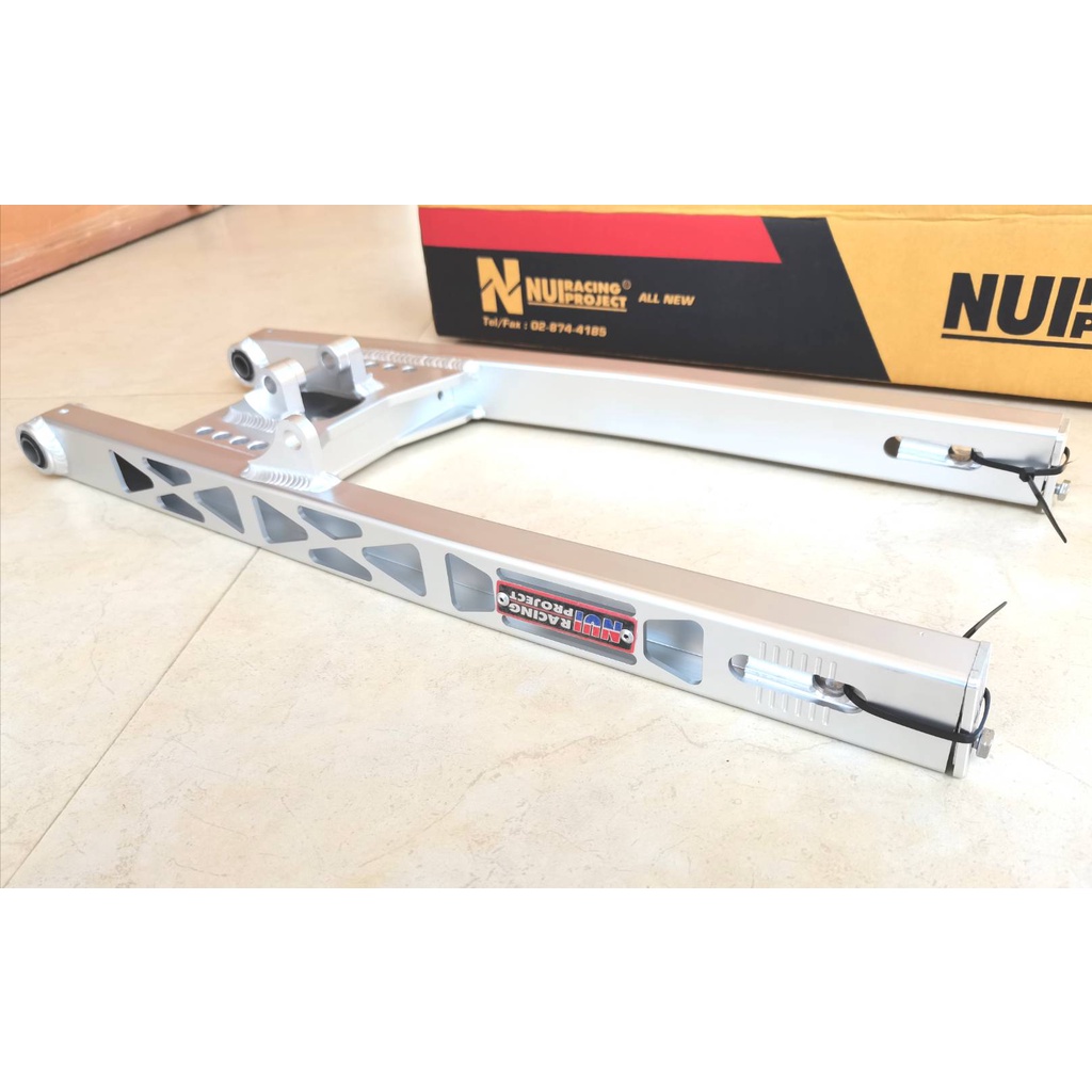 สวิงอาร์ม SONIC ขนาดเท่าเดิมเจาะลายหนุ๋ย ค่าย NUI RACING ของแท้100%จากโรงงาน NUI งานเนียนสวยมาก(มีหล