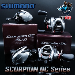 รอกหยดน้ำชิมาโน่ SHIMANO SCORPION DC 150/151 HG และ XG NEW 2021 มีทั้งหมุนซ้ายและหมุนขวา (มีรอบ 6.2:1/7.4:1/8.5:1)