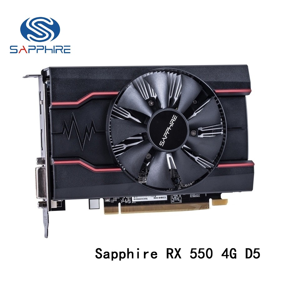 กราฟิกการ์ด Sapphire RX 550 4G D5 มือสอง