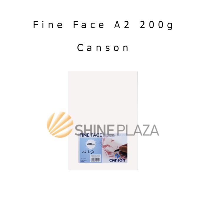 Canson กระดาษวาดภาพร่างหน้า Fine A2 200gsm - กระดาษวาดภาพร่าง 200 gr