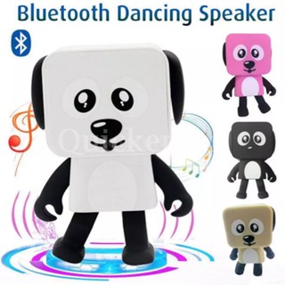 ลำโพงพกพา รูปตัวสุนัขเต้นได้ Dancing Speaker Dog Mini USB Smart Bluetooth  ใช้งานง่ายเล่นเพลงผ่านบลูธูท