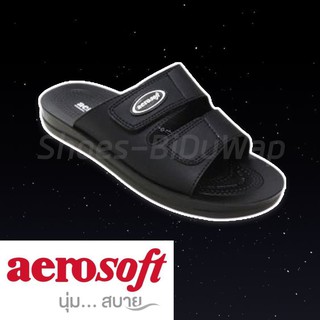 AEROSOFT รองเท้าแตะบุรุษ รุ่น MA4141 สีดำ