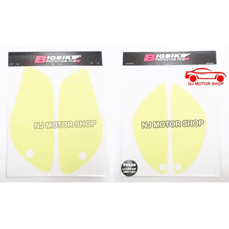 ฟิล์มกันรอยไฟเลี้ยวหน้า+หลัง Vespa LX 125i-get ตัวใหม่/LX 125i-get เรือนไมล์แบบมีปุ่มกด