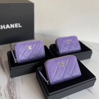 กระเป๋าใบสั้น CHANEL CARD MINI ZIPPY WALLET  CAVEAR         เป็นกระเป๋าใส่การ์ด💚