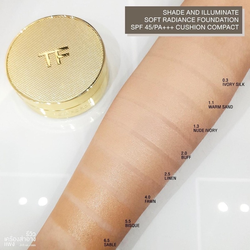 TOM FORD BEAUTY Shade And Illuminate Soft Radiance Foundation SPF 50/PA++++  Cushion Compact | Shopee Thailand