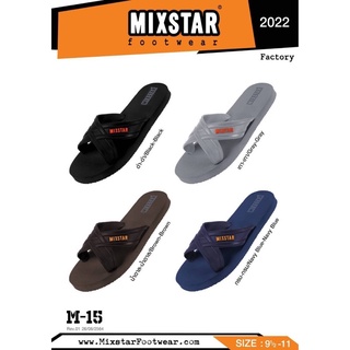 รองเท้าแตะแบบสวมของผู้ชาย Mixstar รุ่น M15 สีสันสไตล์คลู สไตล์คนเท่