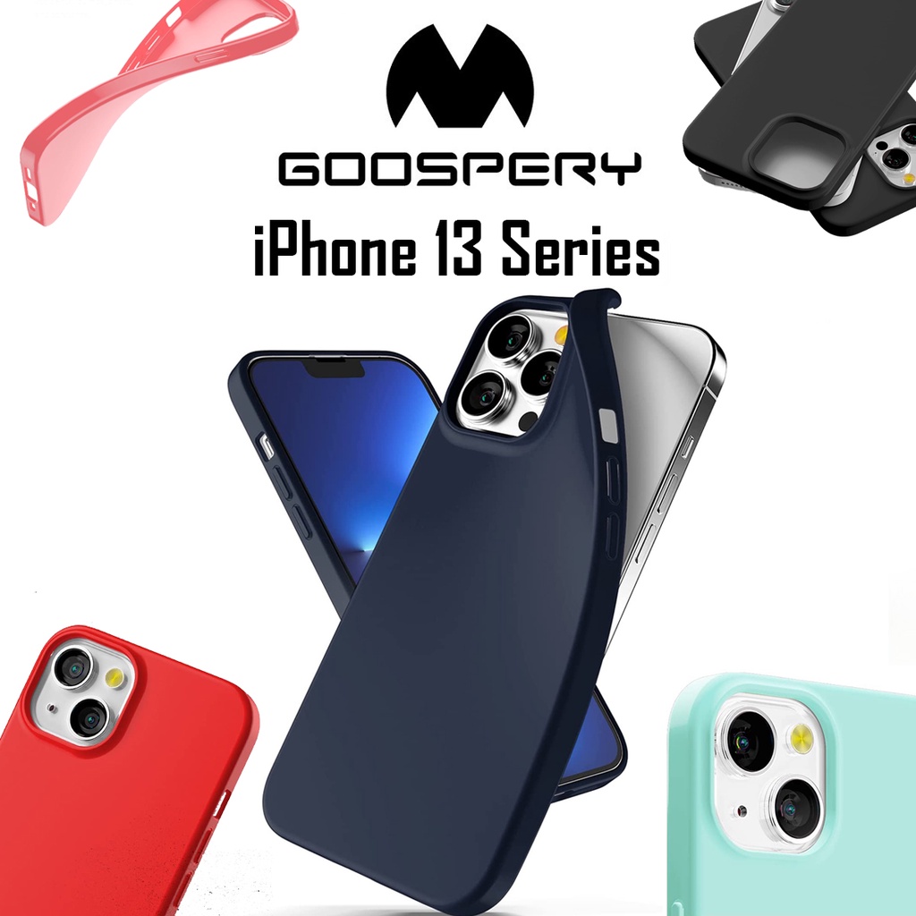 Mercury/Goospery Soft Feeling Case สําหรับ iPhone 13 Mini/iPhone 13/iPhone 13 Pro/iPhone 13 Pro Max