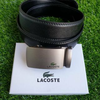 เข็มขัดlacoste หัวปั๊มโลโก้