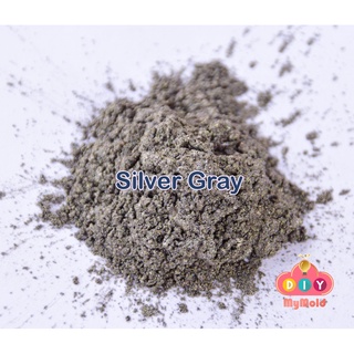 ผงสีไมก้า Silver grey ขนาด 50 กรัม