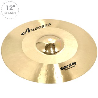 Arborea Hybrid AP แฉ / ฉาบ Splash 12" รุ่น HB-12 (แฉกลองชุด, ฉาบกลองชุด, 80/20 Bronze Cymbal)