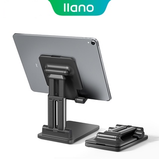 Llano ipad stand ขาตั้งโทรศัพท์มือถือแบบพับได้สําหรับ 4-13 นิ้ว