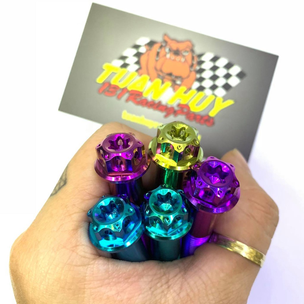 สกรูไทเทเนียม GR5 10li23 10li30 10li40 10li60 10li70 รุ่น Sala (M10*23 M10*30 M10*70 หัวศาลา)