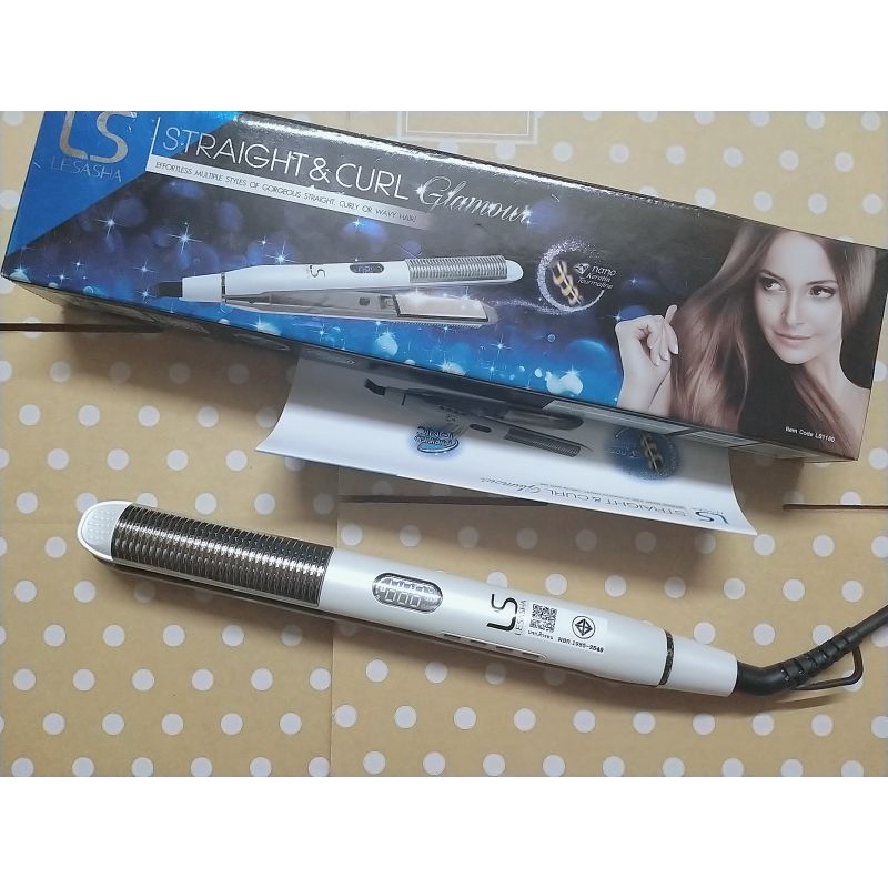 LESASHA เครื่องหนีบผม Straight & Curl Glamour รุ่น LS1180