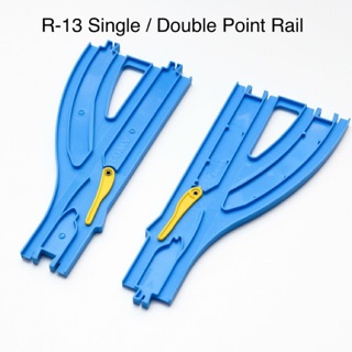 รางรถไฟtomy (R-13: Single/Double Point Rail) ของแท้มือสองสภาพดี