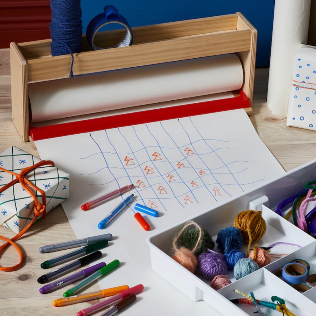 IKEA ที่เก็บกระดาษม้วนวาดรูป+ที่เก็บของอิเกีย ของแท้พร้อมส่ง