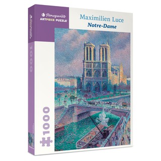 [จัดส่งฟรี] จิ๊กซอว์ Pomegranate ภาพ Notre-Dame จิตรกร Maximilien Luce จำนวน 1,000 ชิ้น