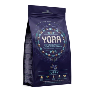 YORA โยรา ปั๊ปปี้ อาหารแบบเม็ด สำหรับลูกสุนัข ทุกสายพันธุ์ ขนาด 1.5 กิโลกรัม