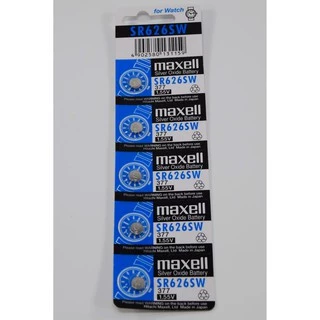 ถ่านนาฬิกา maxell SR626SW Japan 1.55V ของแท้ 100% ถ่านกระดุม