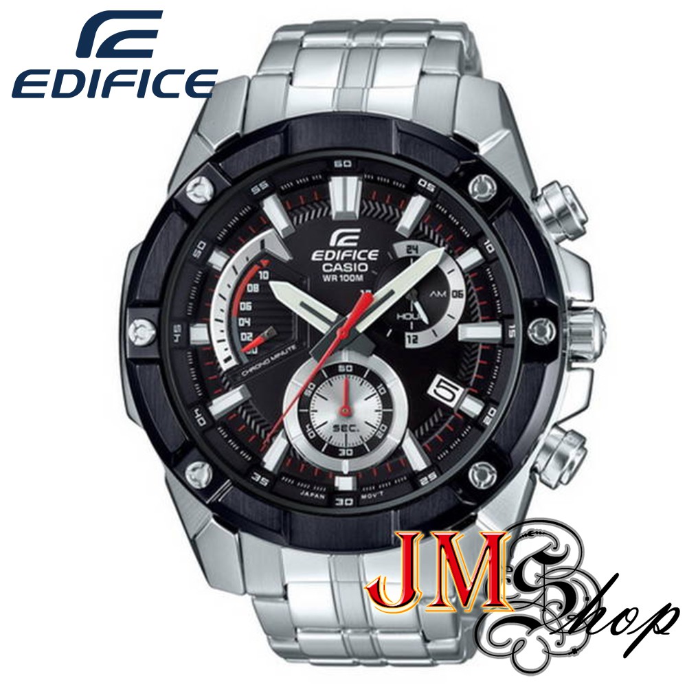 CASIO EDIFICE นาฬิกาข้อมือผู้ชาย สายสแตนเลส รุ่น EFR-559DB-1AVUDF (Black)