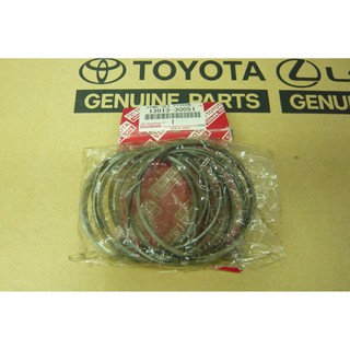 593. 13013-30051 แหวนลูกสูบ FORTUNER ปี 2006-2008 ของแท้ เบิกศูนย์ โตโยต้า Toyota (TTGSHO)