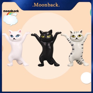 &lt;moonback&gt; ขาตั้งปากกา รูปตุ๊กตาแมว น้ําหนักเบา สําหรับตกแต่งบ้าน เค้ก